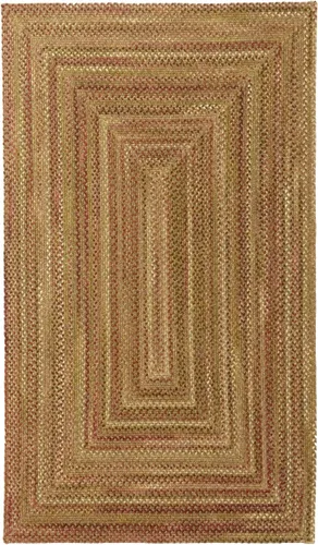 Vista 48 de Capel American Heritage Barn Blue Alfombra Trenzada de Cesta de 0' 12" Azul granero