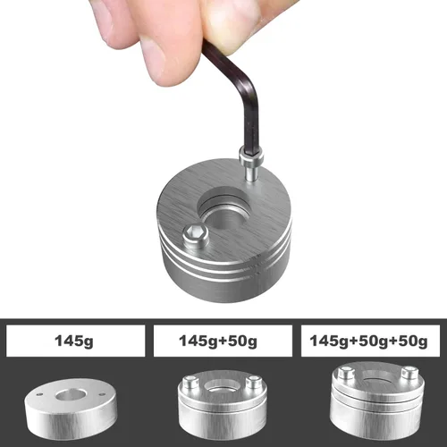 Vista 5 de Adjustable Metal Weight for YEZRO Y11 Oculus Quest Golf Club Attachment, Adds About 245195145 Grams of Weight to Your VR Golf Accessories