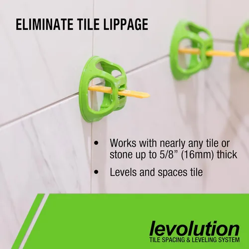 Vista 3 de Miracle Sealants Levolution Evolver - Herramienta de tensado, nivelación de azulejos y sistema de espaciado para control de Lippage