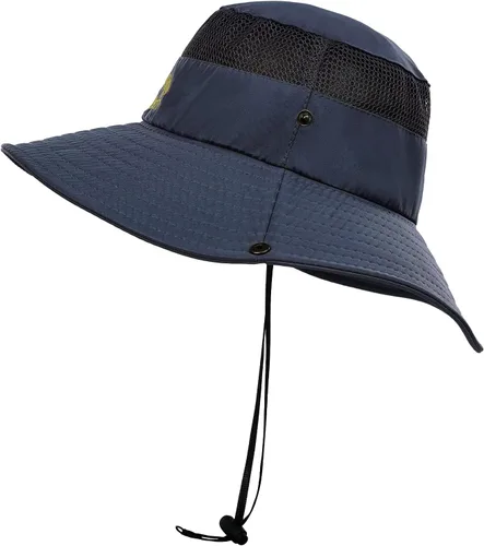 Vista 8 de Surblue Boonie - Sombrero de sol para exteriores, transpirable, ala ancha, protección UV, sombrero de pesca