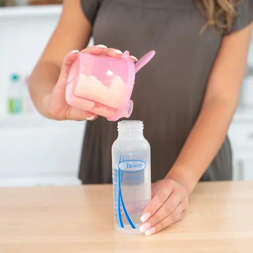Vista 13 de Dr. Brown's Insta-Prep - Dispensador de agua caliente con dispensador de fórmula para bebés, color rosa
