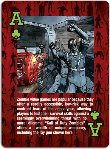 Vista 6 de Paradise Cay Publications, Inc. Cartas de juego - Baraja estándar de 52 cartas (Una historia de zombis)