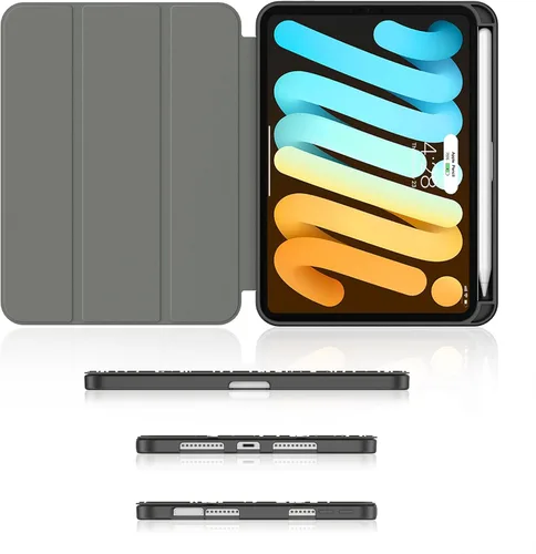 Vista 3 de Soke - Funda para iPad mini (A17 Pro) 7ª/6ª generación (libro negro)