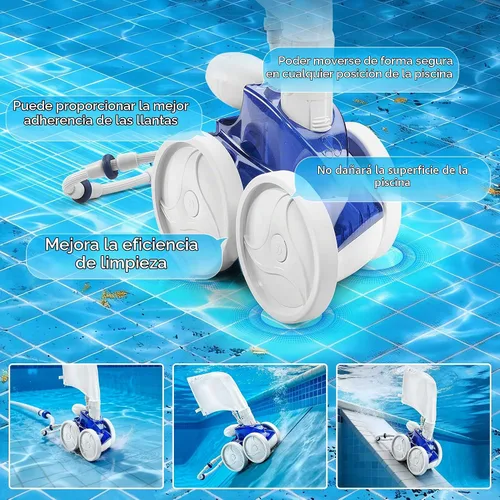 Vista 8 de Funmit Paquete de 3 neumáticos de repuesto para limpiador de piscina C10