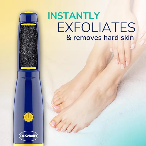 Vista 2 de Dr. Scholl's Lima electrónica para pies removedor de callos para pies, eliminación eléctrica de piel dura para pies, piel suave y lisa sin esfuerzo