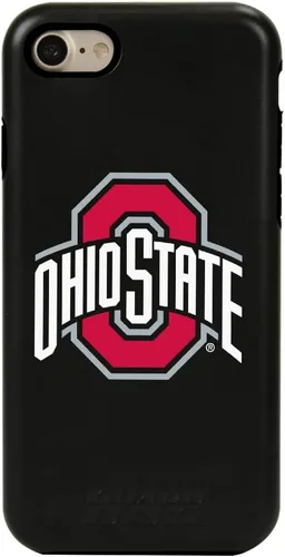 Vista 23 de Guard Dog NCAA - Funda híbrida para iPhone 7/8/SE, color negro