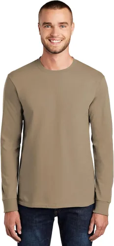 Vista 26 de Port & Company - Camiseta Esencial de Manga Larga Tall. PC61LST Azul acuático