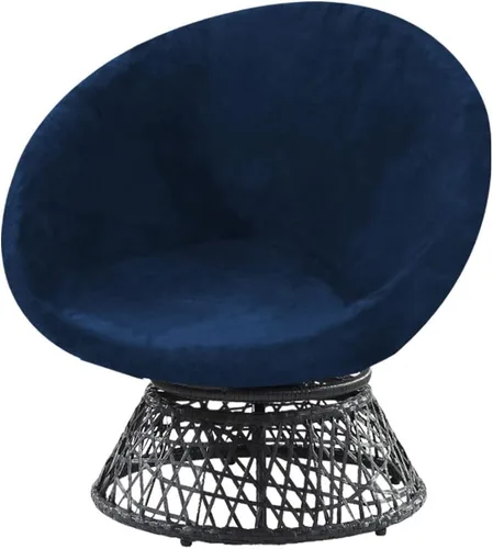 Vista 11 de PrinceDeco Funda Redonda de Terciopelo para Silla Platillo (Solo Funda Deslizante) Funda de Cojín para Silla Papasan de Alta Elasticidad Protector