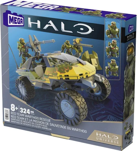 Vista 6 de Mega Halo Equipo Rojo Jabalí de Rescate 324 Piezas