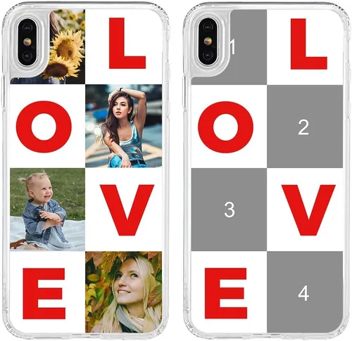Vista 264 de Funda de teléfono personalizada para Apple iPhone 8 Plus iPhone 7 Plus, personalizada con foto, imagen, texto, imagen, diseño de imagen