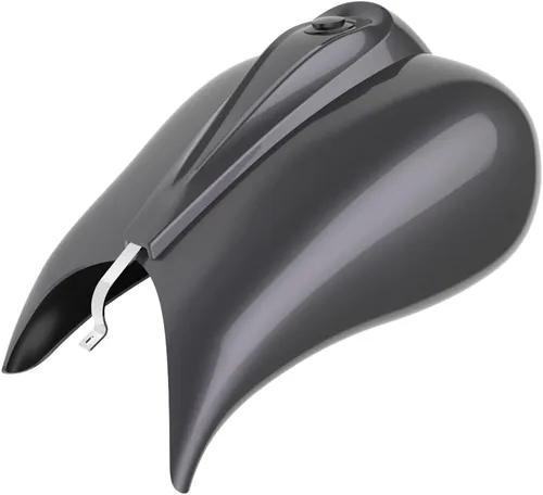 Vista 22 de Cubiertas de tanque estiradas con consola de tablero y tapa de tanque de combustible, cubiertas de combustible de galón para Harley Touring Whisky
