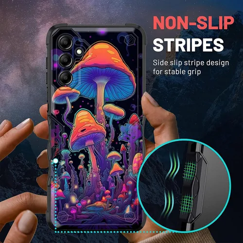 Vista 317 de Funda para Galaxy A14 5G, [Doble Capa][Protección contra Caídas de Grado Militar de 10 Pies] [Antideslizante] Funda Resistente a Prueba de Golpes