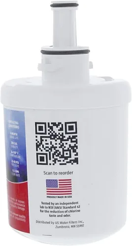 Vista 2 de Filtro de agua para refrigerador DA29-00003G fabricado en los Estados Unidos, paquete de 2 unidades Reemplazo para Samsung DA29-00003B