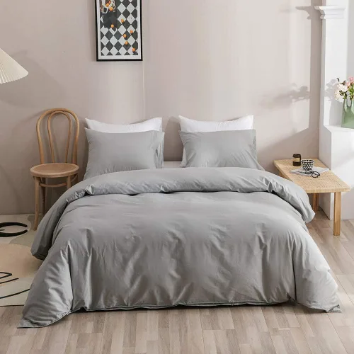 Vista 25 de Wellboo Juego de edredón de color verde oscuro, tamaño individual, color verde oliva, bohemio, ropa de cama de algodón para niños y niñas