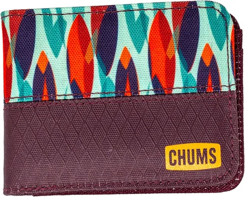 Vista 7 de Chums Cartera plegable Rover, bolsillo frontal delgado RFID, Borgoña