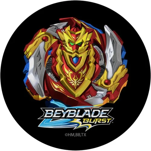 Vista 3 de BEYBLADE BURST TURBO ACHILLES PopSockets - Soporte para teléfonos y tabletas, Negro