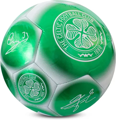 Vista 5 de Hy-Pro Balón de fútbol clásico con licencia oficial, metálico, talla 5, entrenamiento, partido, mercancía, coleccionable para niños y adultos
