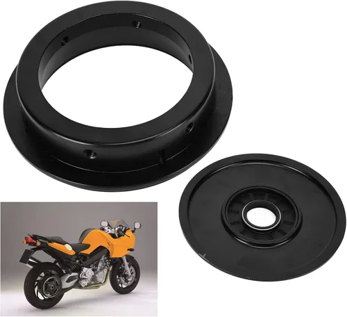 Vista 3 de Brida de freno de tambor trasero de motocicleta Brida de freno de tambor trasero de motocicleta de aleación de aluminio negro para YBR CG GN GS