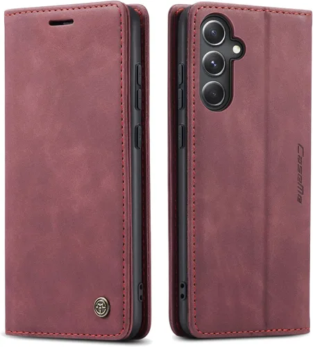 Vista 25 de Funda tipo cartera compatible con Samsung Galaxy S23, de piel sintética, con función atril y tarjetero para Galaxy S23 5G de 6.1 pulgadas (negro)