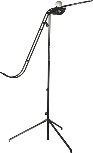 Vista 4 de Sistema de Entrenamiento de Lanzamiento Suave Louisville Slugger, Negro