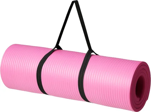 Vista 6 de Amazon Basics Extra Thick Exercise Yoga Mat with Carrying Strap