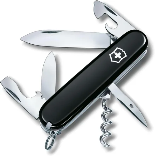 Vista 6 de Victorinox Spartan Navaja del Ejército Suizo, 12 Funciones, Navaja de Bolsillo Hecha en Suiza con Sacacorchos, Abrelatas y Destornillador - Camuflaje