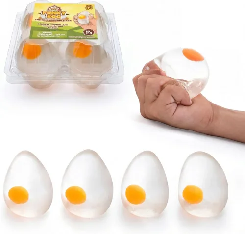 Vista 10 de IPIDIPI TOYS Huevos Coloridos Explosión, Paquete de 6 Juguetes Blanditos – Divertido Juguete para Aliviar el Estrés, Recuerdos de Fiesta