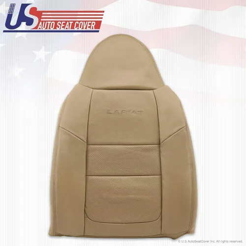 Vista 2 de 2001 para Ford F250 F350 Lariat Driver Bottom & Top Fundas de asiento de cuero Pergamino TAN