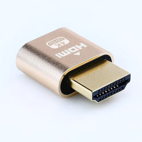 Vista 5 de DTECH Emulador de enchufe simulado HDMI 4K, adaptador fantasma sin cabeza, compatible con Windows, Mac, OSX, Linux, soporte 4kx2k 2160P 1080p