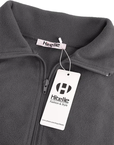 Vista 3 de hibelle suéter para Mujer para exteriores con cremallera completa, de forro térmico con bolsillos
