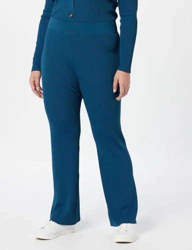 Vista 5 de The Drop Pantalón tipo suéter Ellison Rib Flare Leg para mujer