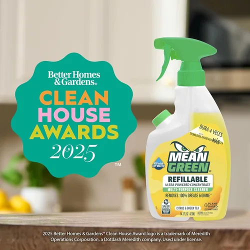 Vista 6 de Mean Green Recargable Ultra Potenciado CONCENTRADO Limpiador Multiusos, Cítricos y Té Verde, 420 ml
