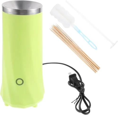 Vista 3 de UPKOCH Máquina automática para hacer rollos de huevos, antiadherente, con diseño de embudo 304, calefacción tridireccional, incluye herramienta