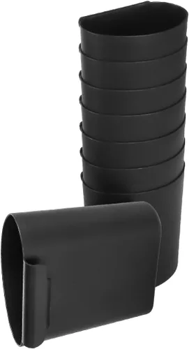 Vista 9 de 8 portavasos colgantes, accesorios de carrito rodante, accesorios de carrito utilitario para suministros de manualidades, cubos organizadores