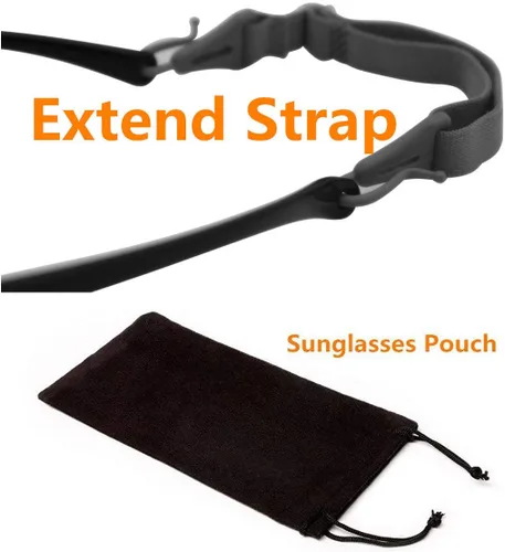 Vista 8 de COOLSOME Gafas de sol polarizadas flexibles con protección UV para niños y niñas de 3 a 10 años con correa