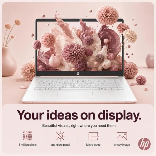 Vista 9 de HP Laptop para negocios y hogar, 8 GB de RAM, procesador Intel, Microsoft Office 365 1 año, SSD de 64 GB, Windows 11 Home Sin mouse, respuesta