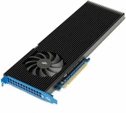 Vista 10 de OWC Tarjeta Accelsior 8M2 8 NVMe M.2 a PCIe de 16 TB compatible con Mac Pro (finales de 2019) y torres de PC