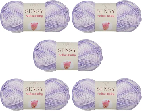 Vista 38 de Sensy Softee Hilo para Bebé, 3.5 oz, 275 yardas, Gauge 3 Light (Almendra)