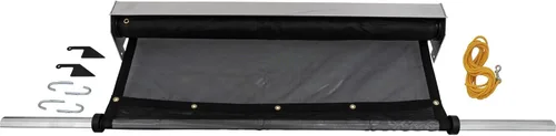 Vista 4 de Buyers Products 554250120 - Sistema de lona de aluminio para camiones de carrocería, lona de malla de 5 x 12 pies, carcasa de 64 pulgadas, fácil