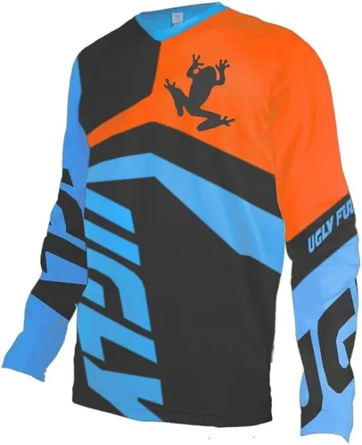 Vista 8 de UGLY FROG Powersports-Jerseys Camisa de descenso para hombre, ropa de verano, gran