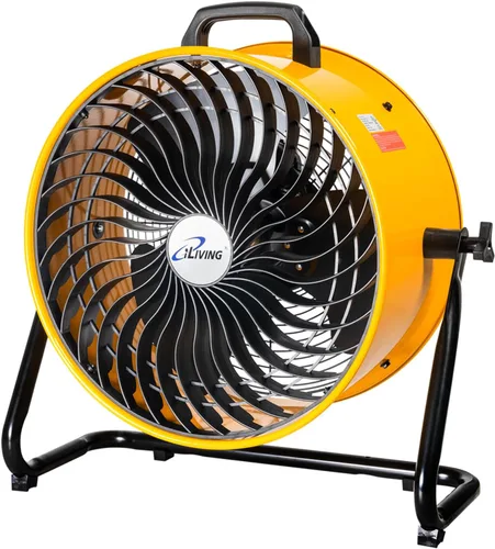 Vista 13 de iLiving Ventilador turbo de bajo ruido de 12 pulgadas 1139 CFM de 3 velocidades Circulador de aire portátil para tienda, oficina, invernadero, hogar