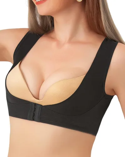Vista 4 de VENDAU Chest Brace Up for Women Posture Corrector Shapewear Vest Tops Bra Support Shaper Push Up Bra Back Support