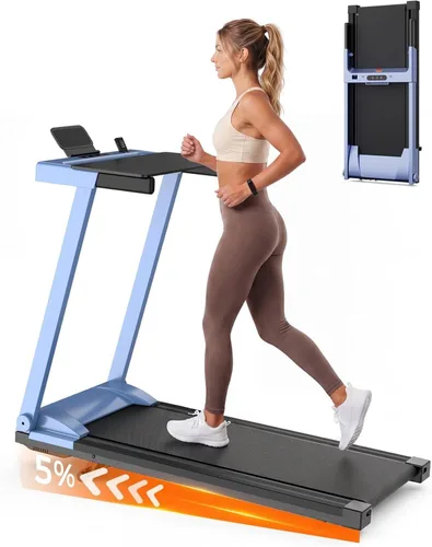 Vista 11 de 5% Incline Walking Pad Treadmill, 300LB Capacity Folding Treadmills for Home, Walking pad with Handle bar, 3.0 HP Quiet Dual Cushion System