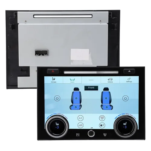 Vista 8 de Pantalla táctil de CA para automóvil Land L405 2013 a 2017, reemplazo de panel táctil de control de temperatura de aire de 10 pulgadas, accesorios