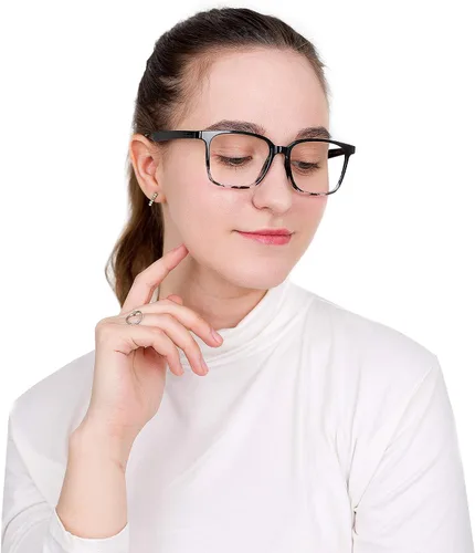 Vista 4 de LifeArt Lentes de bloqueo de luz azul, antifatiga ocular, anteojos de lectura para computadora, anteojos de juegos, gafas de TV para mujeres