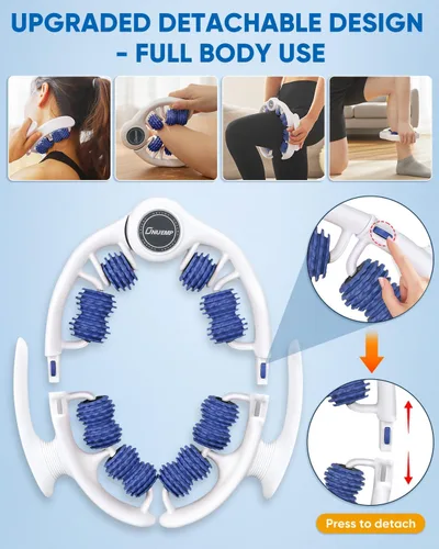 Vista 5 de ONUEMP Herramienta de Masaje para Celulitis, Removedor de Celulitis con Drenaje Linfático para Piernas, Rodillo Muscular para Masaje de Fascia