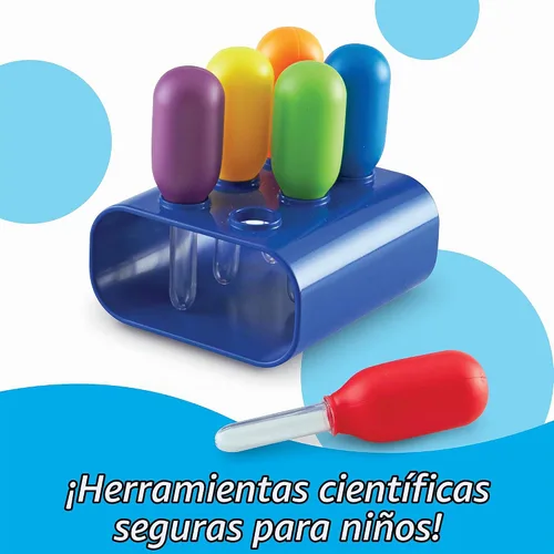 Vista 3 de Learning Resources goteros jumbo - experimentos científicos para niños, juguetes sensoriales para mesa de agua, herramientas para niños pequeños