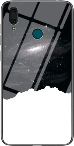 Vista 11 de IVY Funda de cristal templado con cielo estrellado para Huawei Y9 2019 / Enjoy 9 Plus Case - A