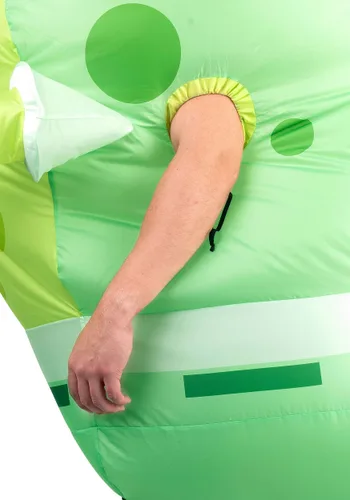 Vista 6 de Disfraz Inflable de Fantasma Adulto de Bob Esponja Multicolor