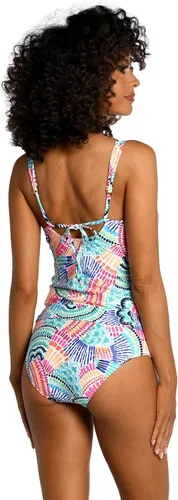 Vista 2 de La Blanca Traje de baño tankini estándar sobre el hombro para mujer, Lagoon